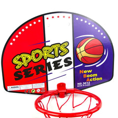 3012 Set de basketball pour enfants Sport Series Panier pliable avec mini-ballon