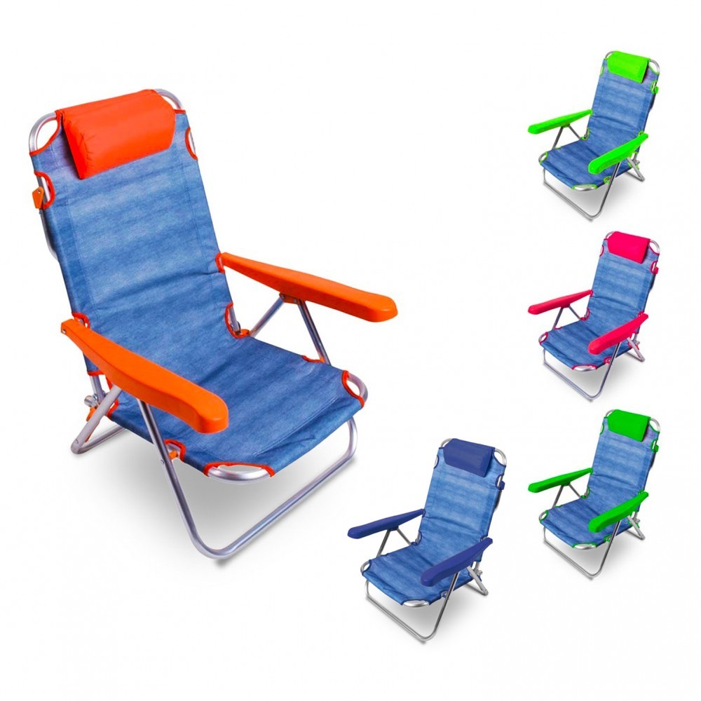 Petite chaise pour la plage  ONSHORE 379837 oreiller avec accoudoirs