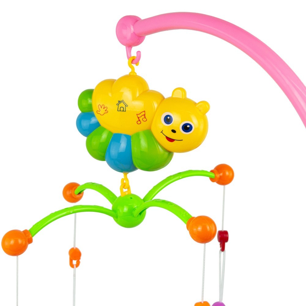 102300 Cloche papillon mobile pour berceau bébé avec musique et son
