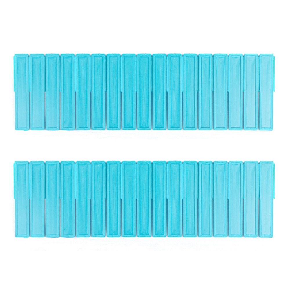 Lot de séparateurs en plastique organiseur modulaire pour tiroirs 130x435mm