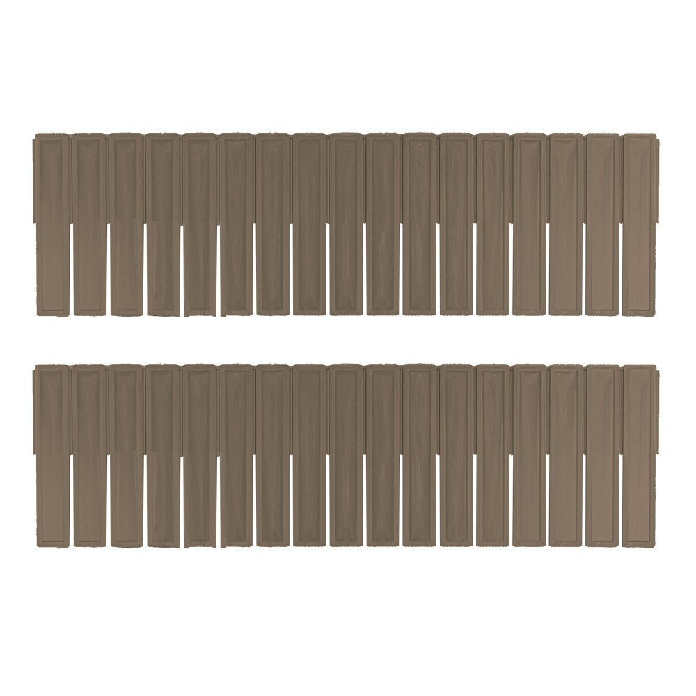 Lot de séparateurs en plastique organiseur modulaire pour tiroirs 130x435mm