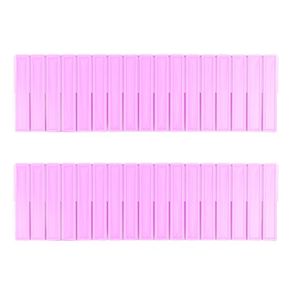 Lot de séparateurs en plastique organiseur modulaire pour tiroirs 130x435mm