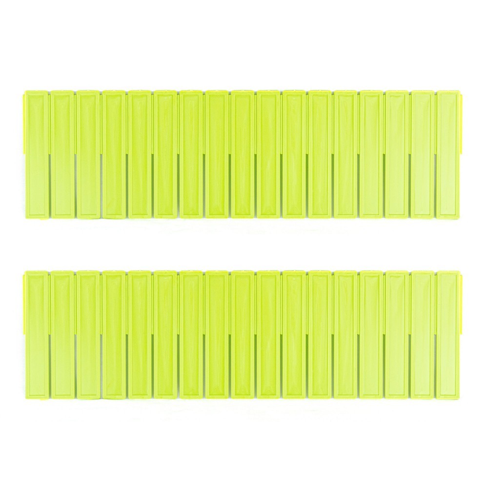 Lot de séparateurs en plastique organiseur modulaire pour tiroirs 130x435mm