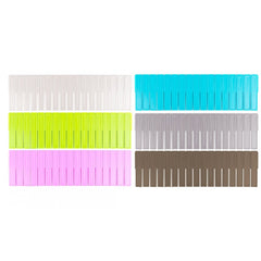 Lot de séparateurs en plastique organiseur modulaire pour tiroirs 130x435mm