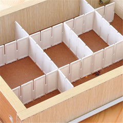 Lot de séparateurs en plastique organiseur modulaire pour tiroirs  90x435mm