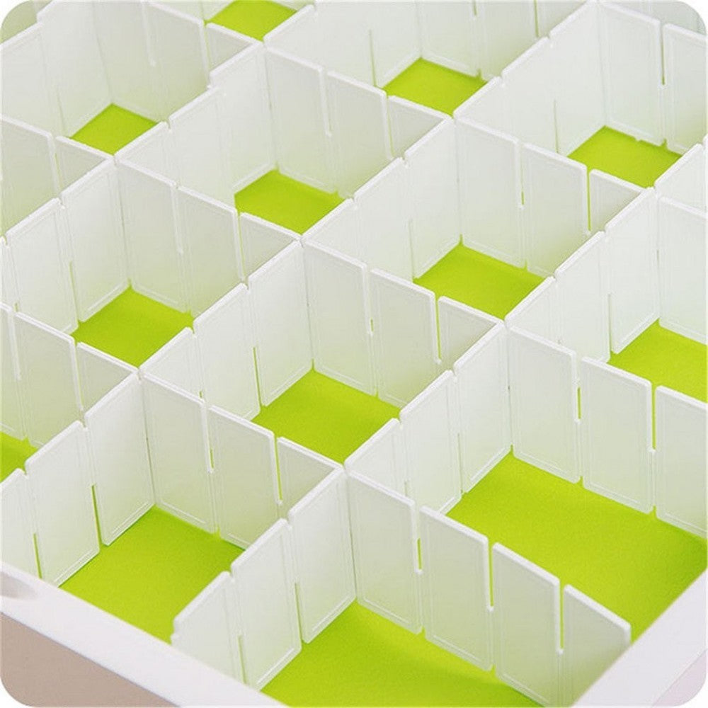 Lot de séparateurs en plastique organiseur modulaire pour tiroirs  90x435mm