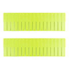 Lot de séparateurs en plastique organiseur modulaire pour tiroirs  90x435mm