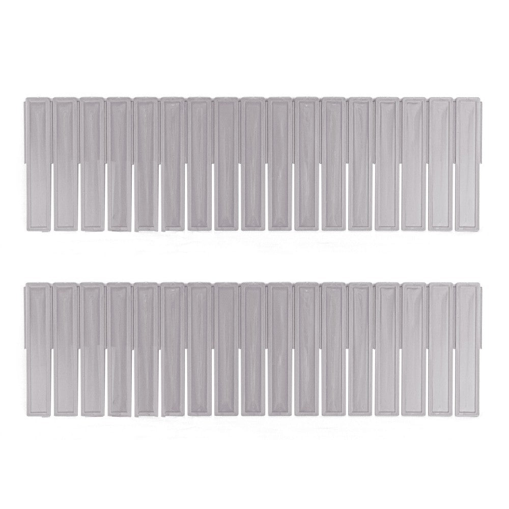 Lot de séparateurs en plastique organiseur modulaire pour tiroirs  90x435mm
