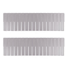 Lot de séparateurs en plastique organiseur modulaire pour tiroirs  90x435mm
