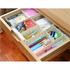Lot de séparateurs en plastique organiseur modulaire pour tiroirs 50x435mm