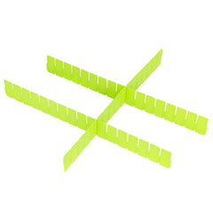Lot de séparateurs en plastique organiseur modulaire pour tiroirs 50x435mm