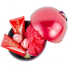 572620 Boule surprise SETABLU SECRET D'INDE 4 en 1 crème, lait et éponge