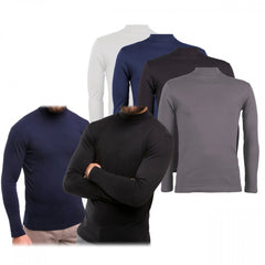 VKA28 Sous-pull pour homme modèle Raphael col montant thermique slim fit