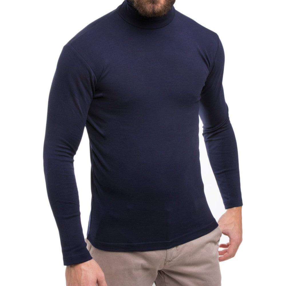 VKA28 Pack 5 pulls homme avec intérieur polaire mod. Col roulé Bradley