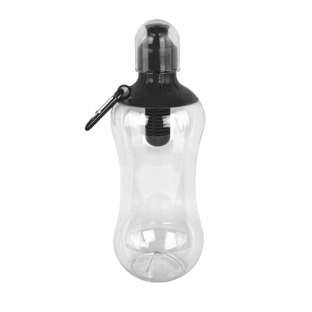 Bouteille d'eau pour le sport de 500 ml avec bec et mousqueton multi usage