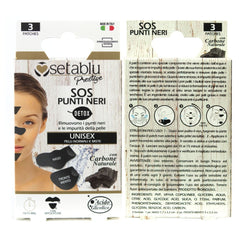 939176 3 patchs de carbone UNISEXE SETABLU pour éliminer les points noirs