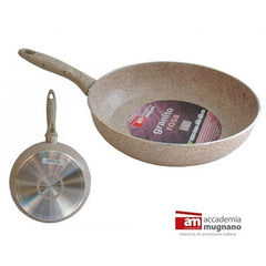 Poêle - Sauteuse antiadhésive de 28 cm effet pierre - Revêtement Diamond Tech