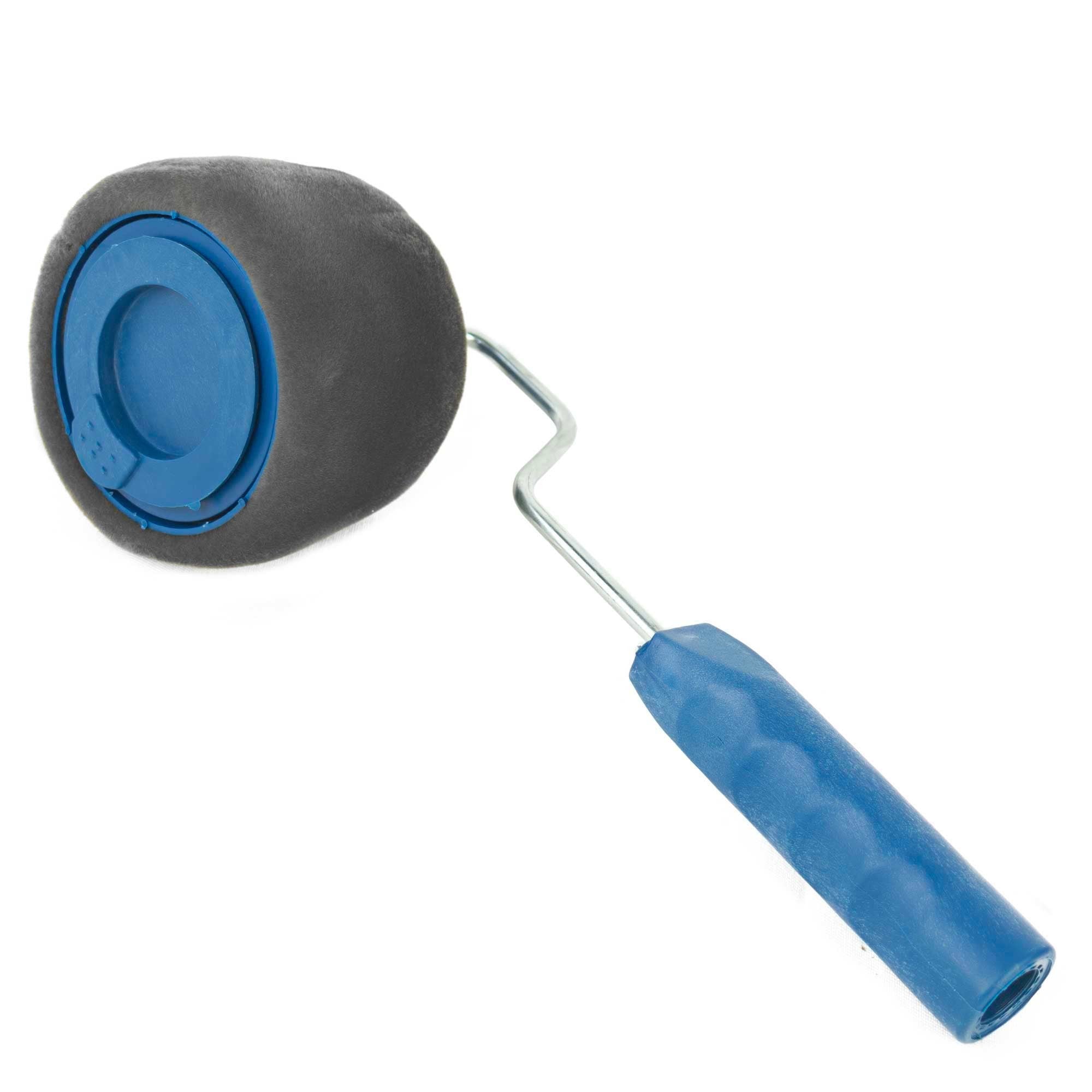 Rouleau à peinture anti-goutte avec réservoir rechargeable et poignée extensible