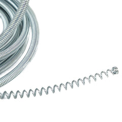 272095 Déboucheur à manivelle 9 mm x 5 m poignée rotative et spirale
