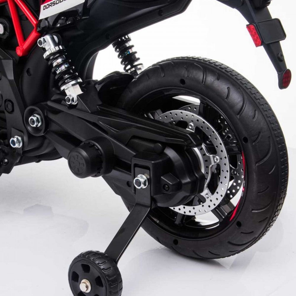 LT909 Aprilia Dorsoduro 900 EVA moto électrique enfants avec lumières et sons