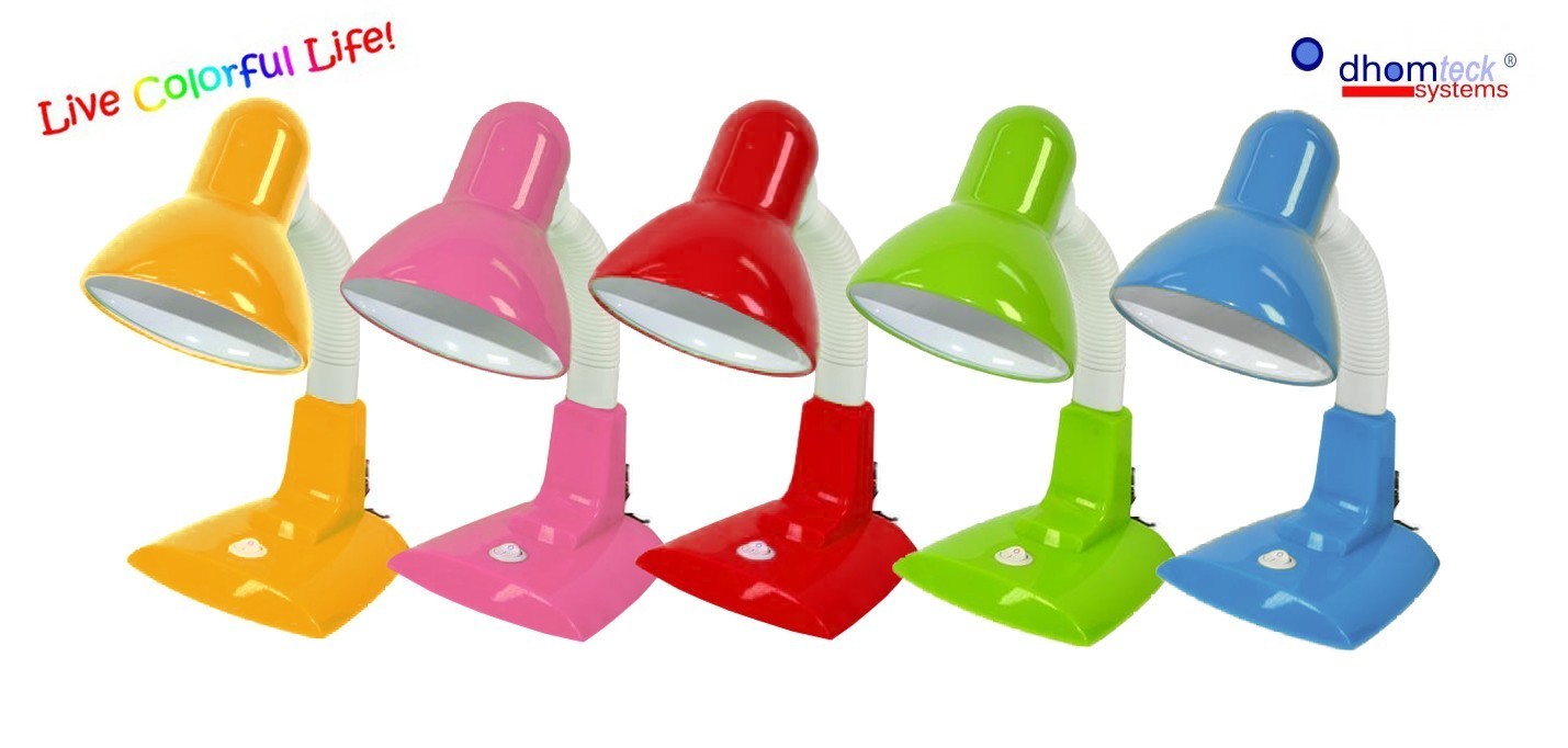 Lampe de table avec bras réglable en aluminium écran e27 - DHOMTECK