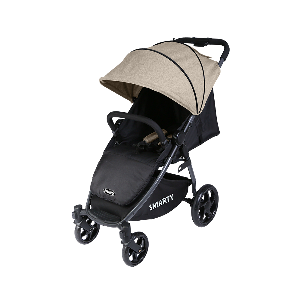 BK-736 NUNU 'SMARTY Poussette pliante pour bébé totalement inclinable en landeau
