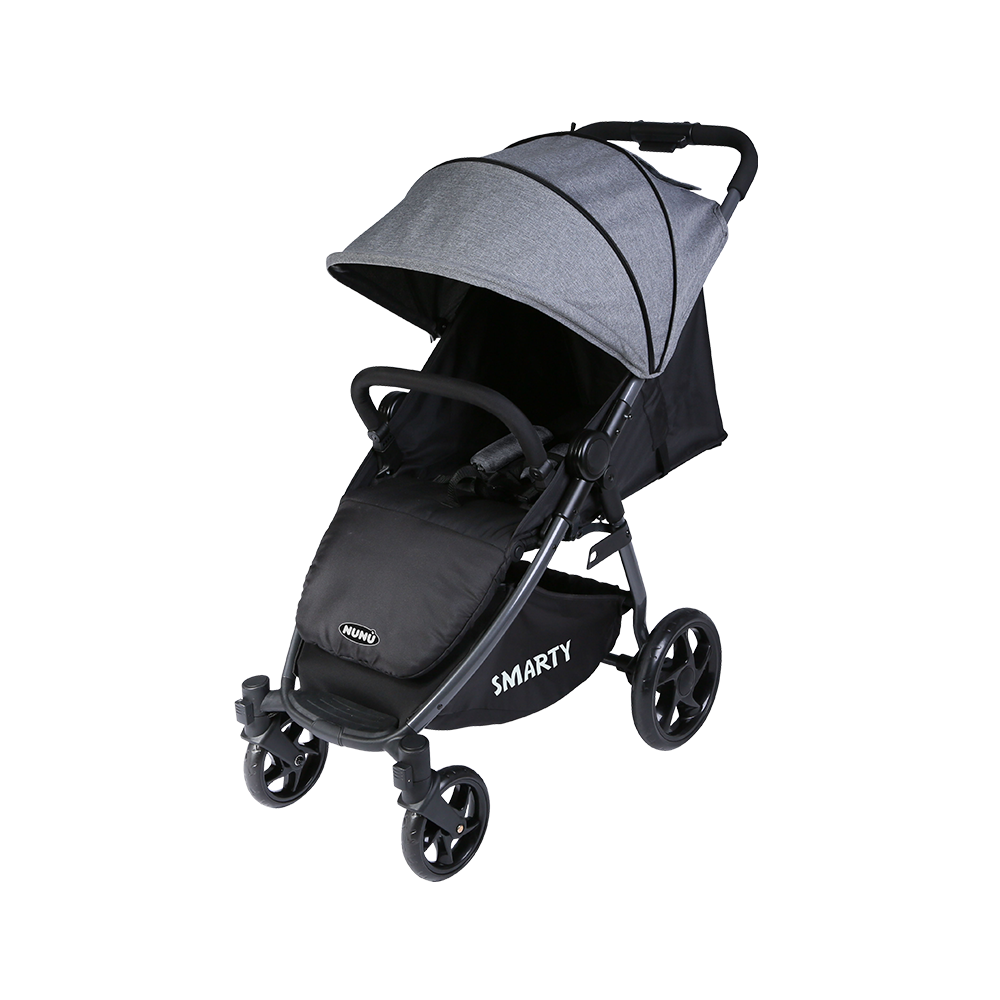BK-736 NUNU 'SMARTY Poussette pliante pour bébé totalement inclinable en landeau
