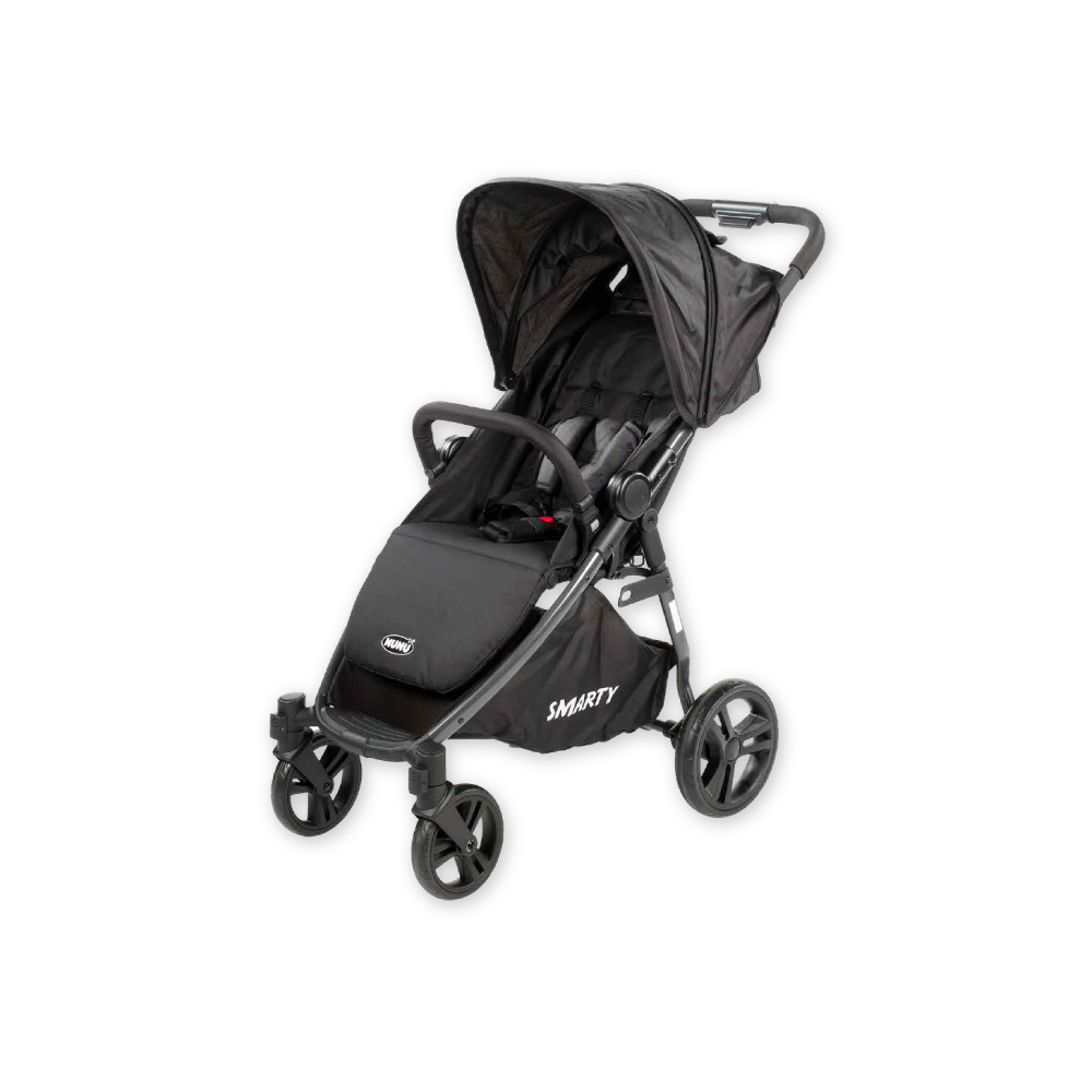 BK-736 NUNU 'SMARTY Poussette pliante pour bébé totalement inclinable en landeau