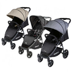 BK-736 NUNU 'SMARTY Poussette pliante pour bébé totalement inclinable en landeau