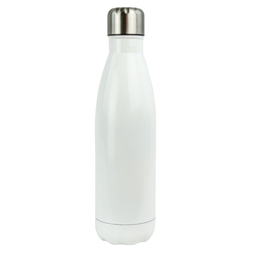 186168 Bouteille d'eau thermique de 500 ml en acier sans BPA plusieurs coloris