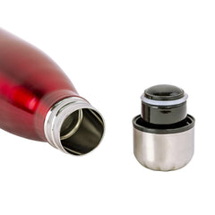 186168 Bouteille d'eau thermique de 500 ml en acier sans BPA plusieurs coloris