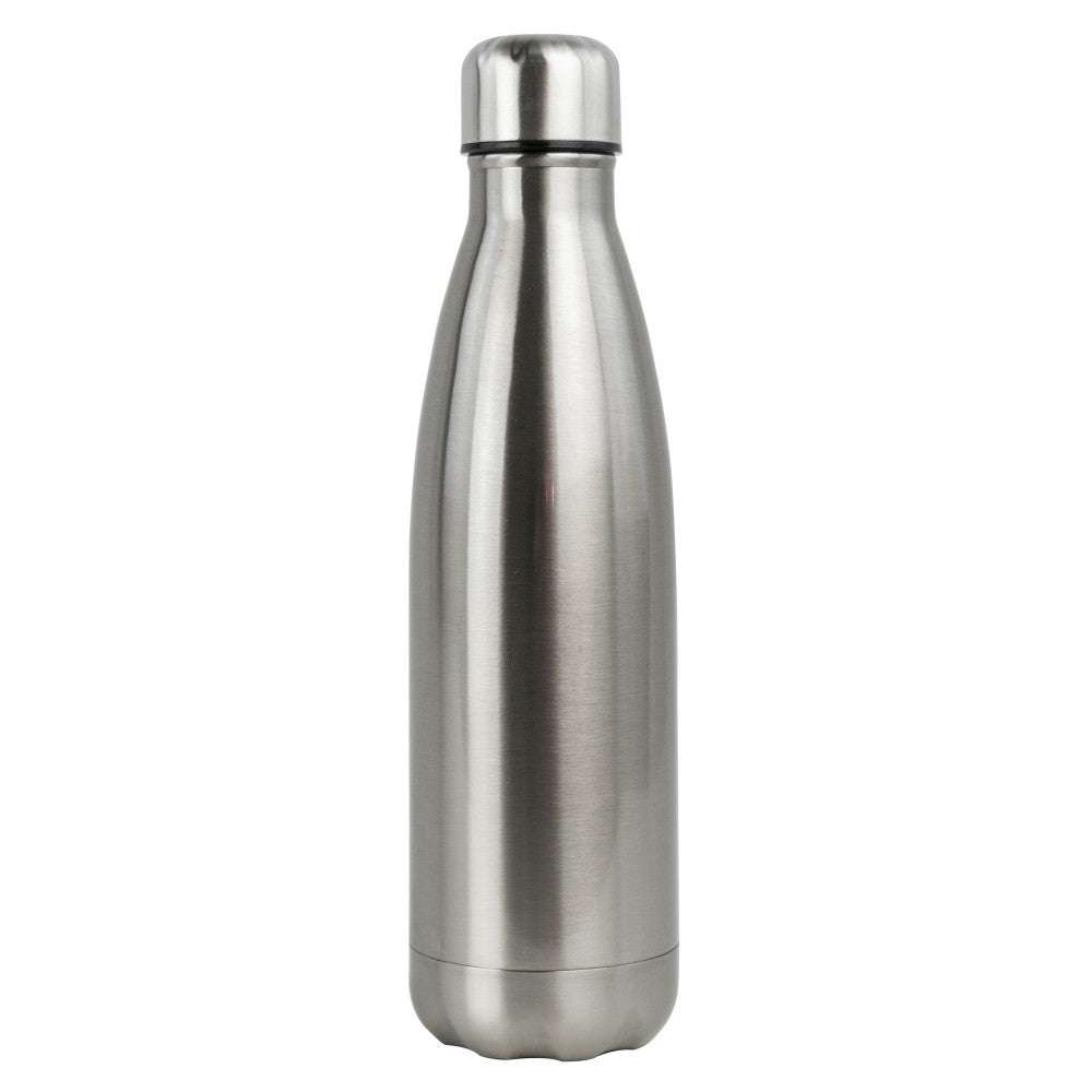 186168 Bouteille d'eau thermique de 500 ml en acier sans BPA plusieurs coloris