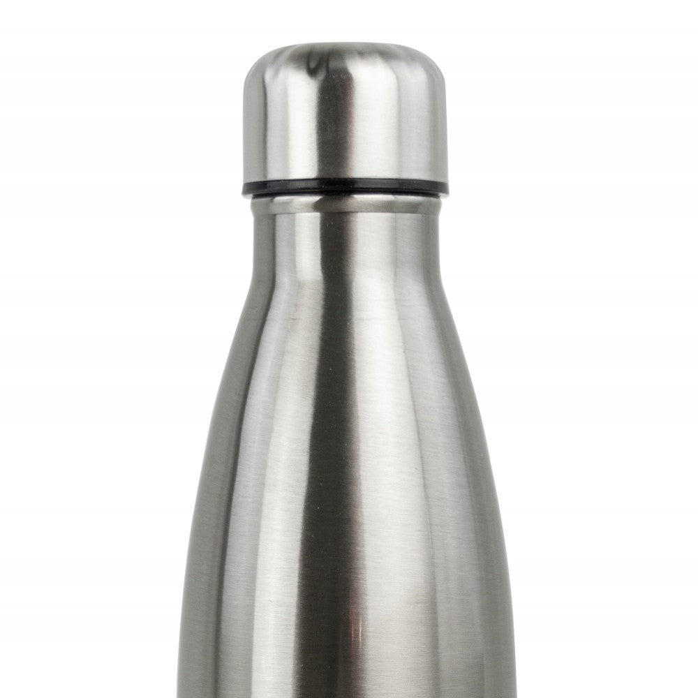 186168 Bouteille d'eau thermique de 500 ml en acier sans BPA plusieurs coloris