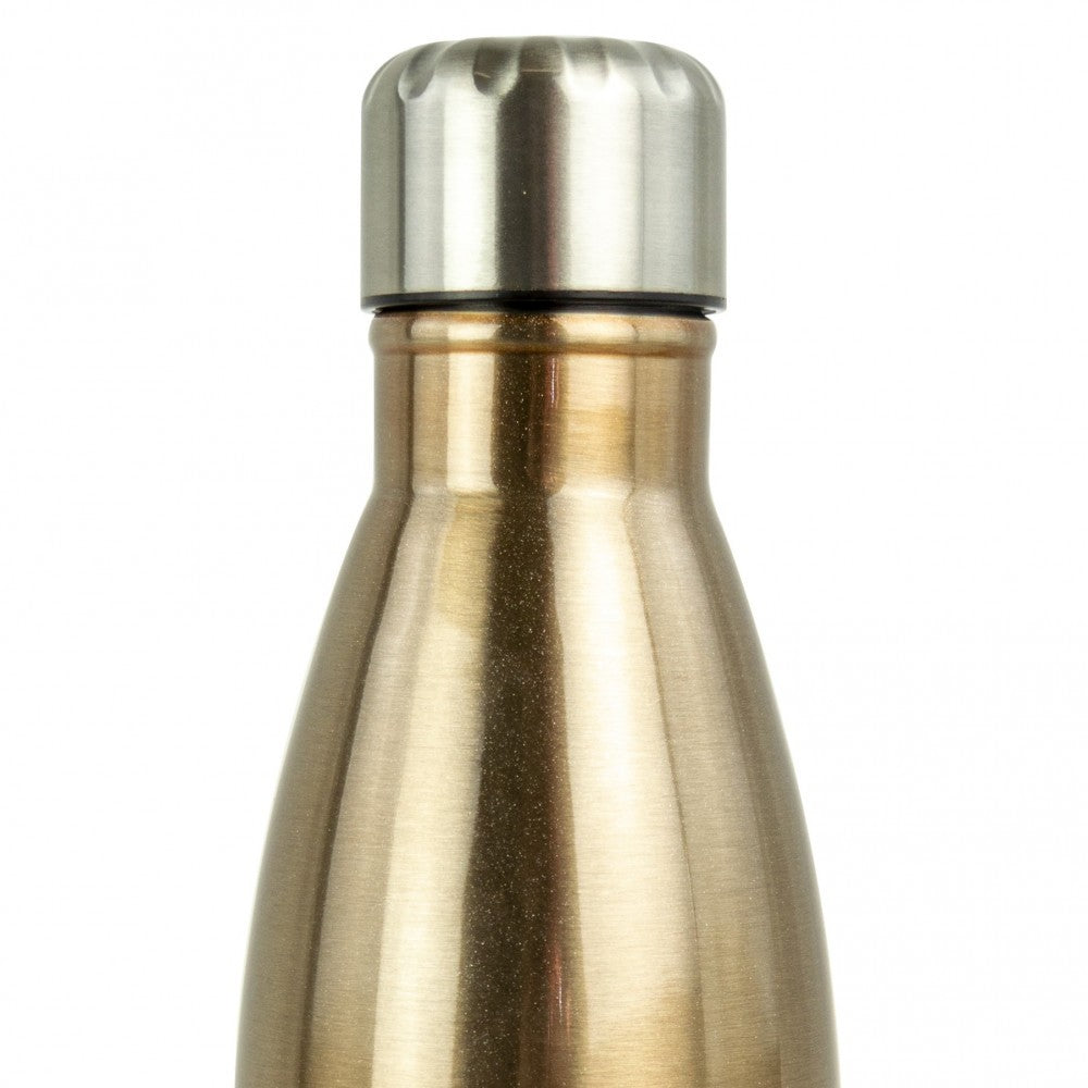 186168 Bouteille d'eau thermique de 500 ml en acier sans BPA plusieurs coloris