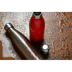 186168 Bouteille d'eau thermique de 500 ml en acier sans BPA plusieurs coloris