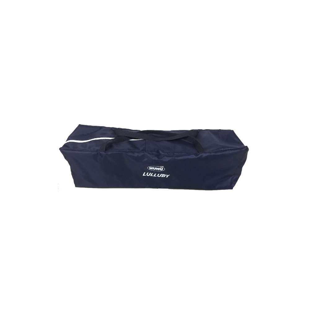 Bk-Navy-BL Berceau pliable bébé Nunù 125x65x78 cm avec sac de transport