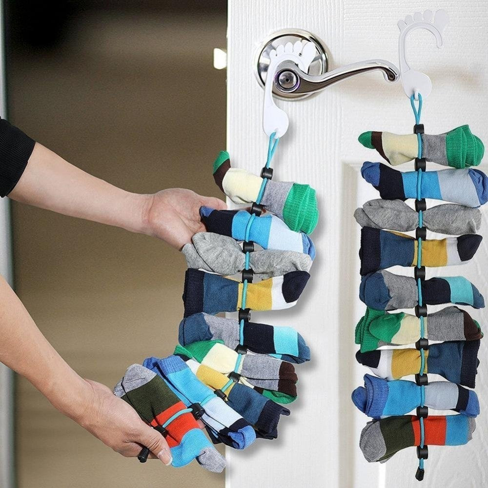 Organisateur de chaussettes Ranger, laver et sécher FUBUCA en abs avec crochet