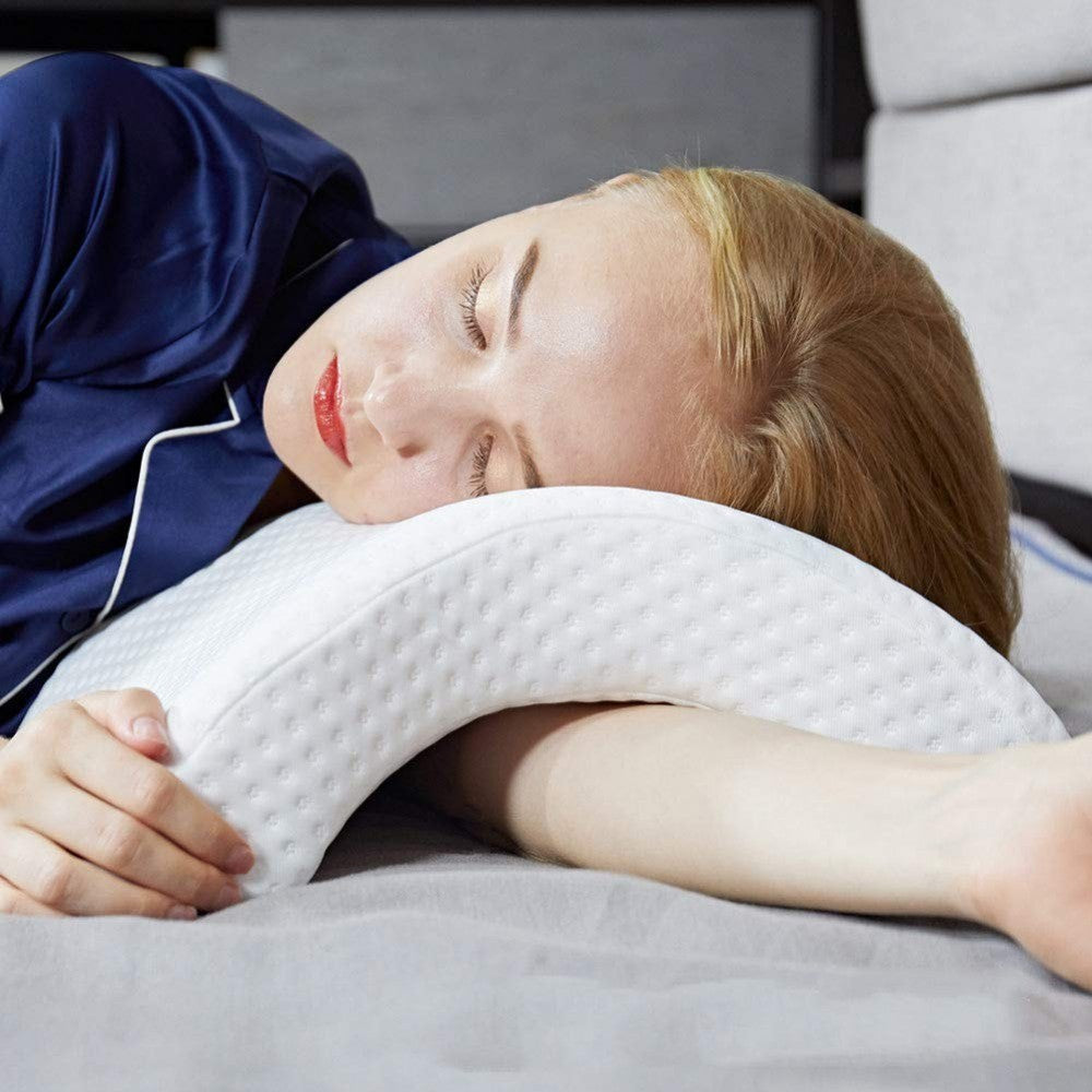 521108 Coussin cervical incurvé Memory Foam ultra doux soulage les douleurs