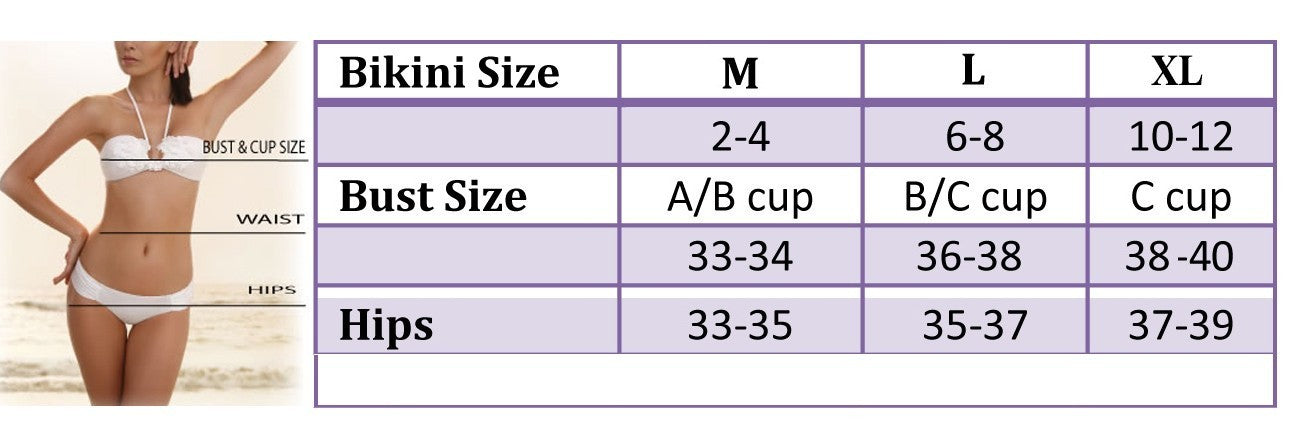 Maillot de bain bikini bandeau en néoprène MWS bande Ahead mod. SPORTY effet 3D
