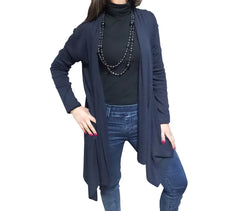 Lot de 2 cardigans / gilets différentes couleurs manches longues
