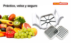 Coupe fruits et légumes avec 3 lames différentes - WELKHOME