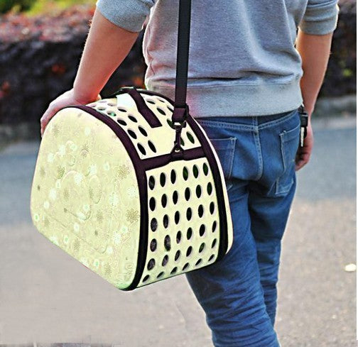 Cage/ Sac de transport avec boucle chiens chats et petits rongeurs 40x28x33 cm