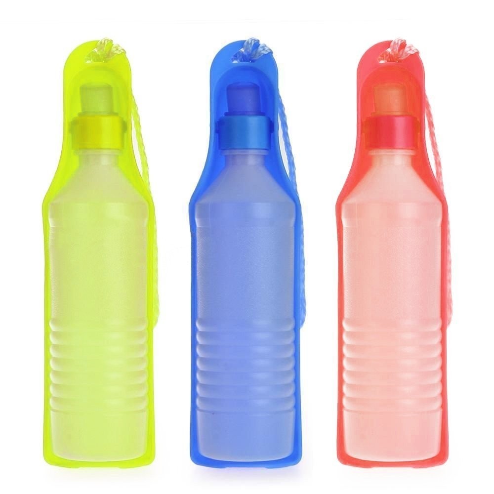 Bouteille d'eau portable avec gamelle pour chiens et chats -300 ml -Gourde