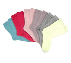 Pack de 3 - 6 à 12 chaussettes courtes coton enfant (FILLE) - taille différentes