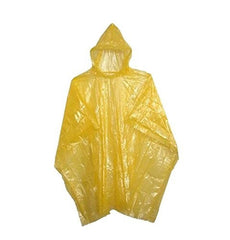 Pack de 3 imperméables jetables à capuche unisexe poncho polyéthylène 747619