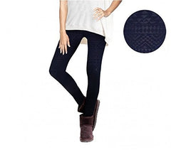 Set de 4 leggings fantasy woman ETHNIQUE effet thermique doublure en peluche