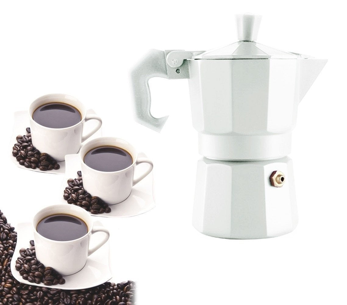 Cafetière italienne pour 3 tasses de café de couleurs FUN - WELKHOME -