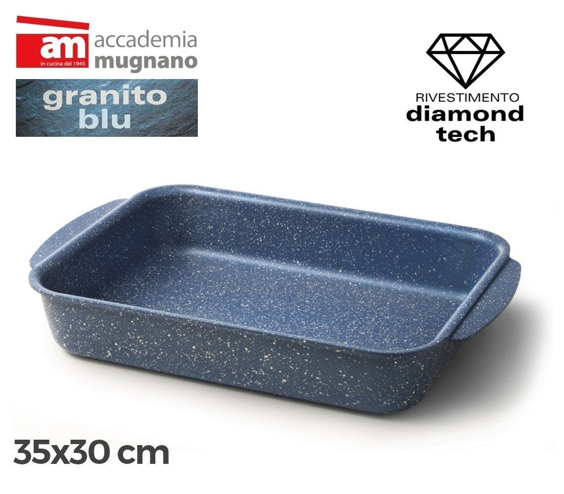 Plat á four - Moule antiadhésive de 30x35 cm effet pierre - Revêtement Diamond