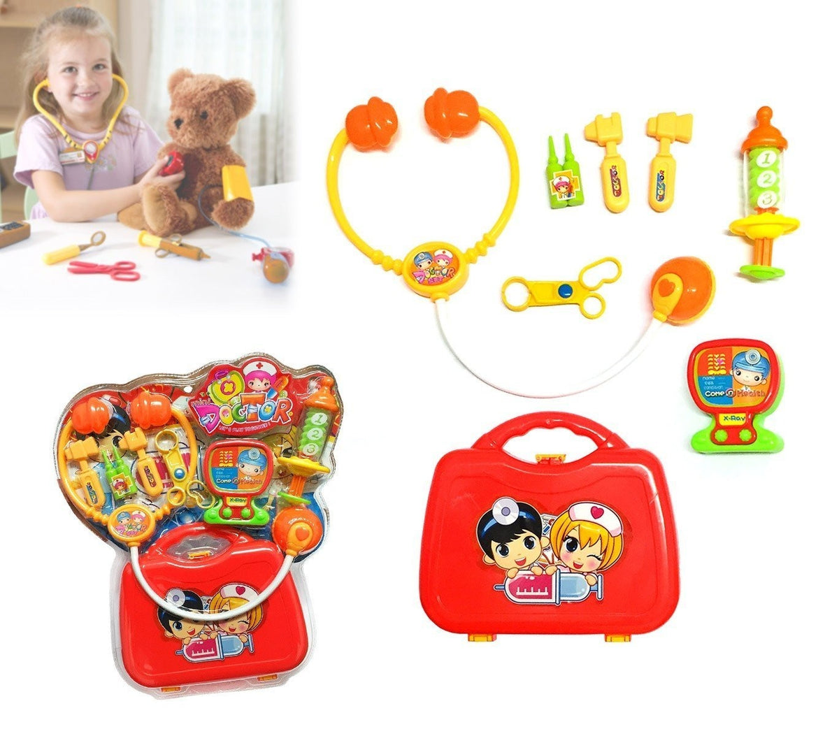 Jeu Doctor - Mallette de jeu Docteur avec de nombreux accessoires 373023