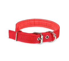 Collier pour chien mod. Phoenix rembourré boucle de fermeture réglable -taille M
